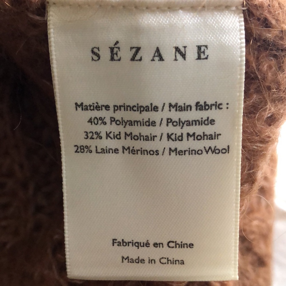 NWT Sézane Marius Knit (Camel) - Picture 6 of 7